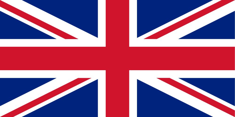 The flag of United Kingdom