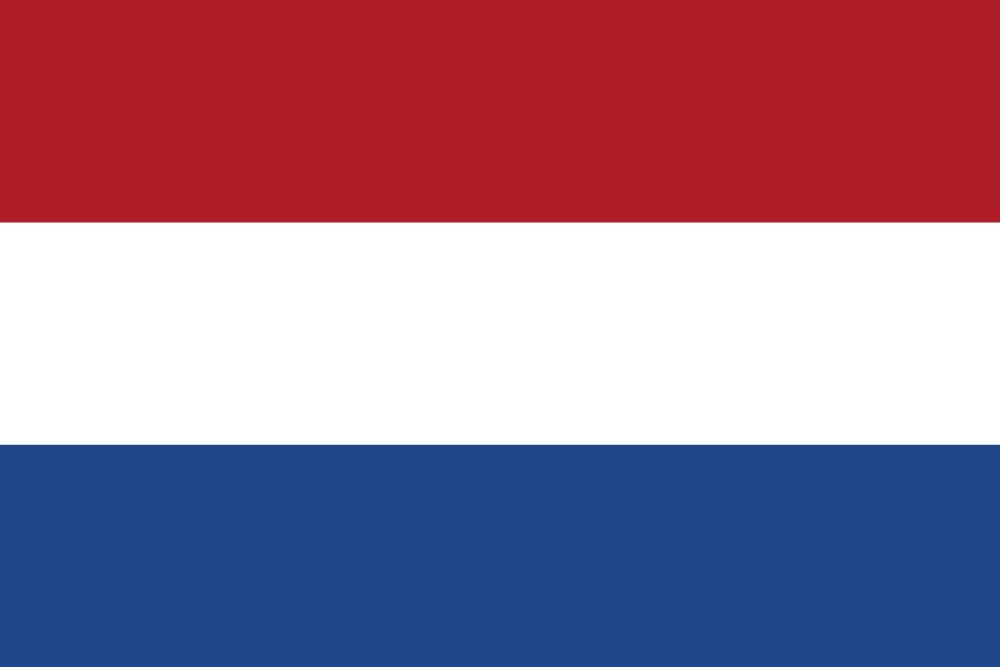The flag of The Netherlands