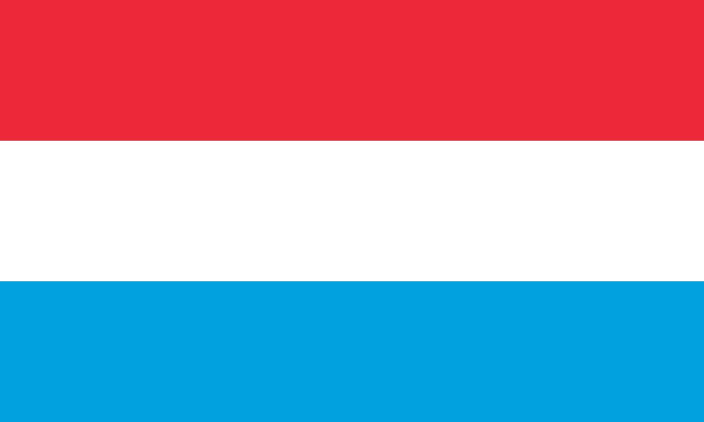 The flag of Luxembourg