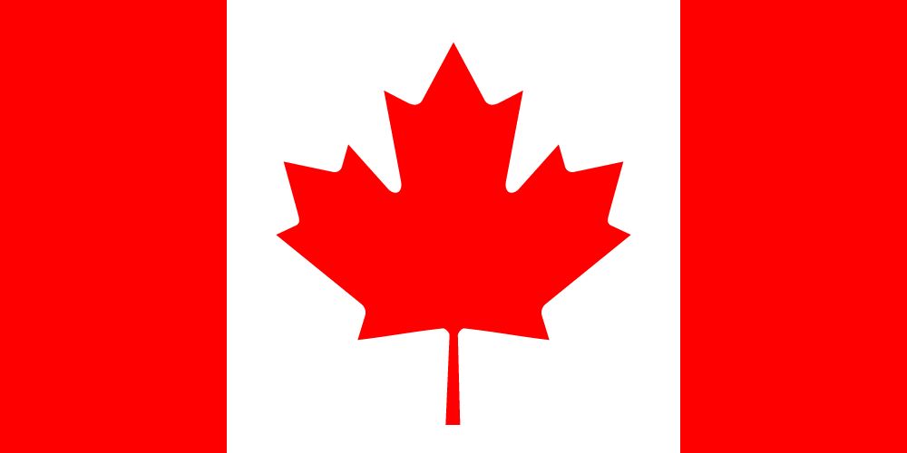 The flag of Canada