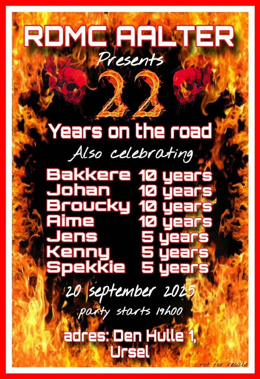 Red Devils Aalter anniversary party 22years on the road part1