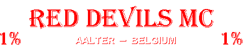 1% Red Devils MC Aalter - Belgium 1%